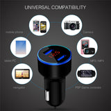 3.1A Dual USB Car Charger With LED Display