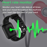 hembeer D13 Fitness Watches Smart Watch Heart Rate Monitor Blood Pressure Monitor for ios Android Iphone phone