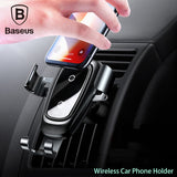 Baseus car phone vent holder 10w qi wireless charger