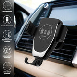 Automatic Gravity Qi Wireless Car Charger Mount Fast Charging Phone Holder