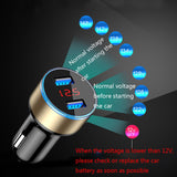 3.1A Dual USB Car Charger With LED Display