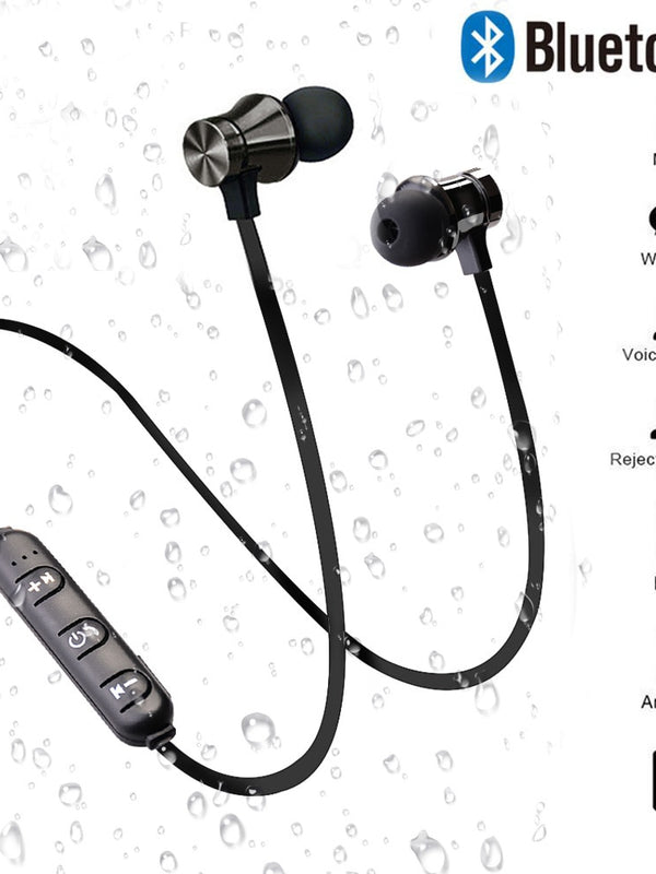 Magnetic Wireless Bluetooth Waterproof Earphones with Mic
