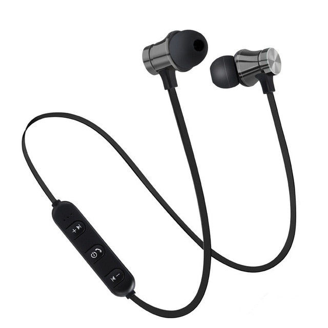 Magnetic Wireless Bluetooth Waterproof Earphones with Mic